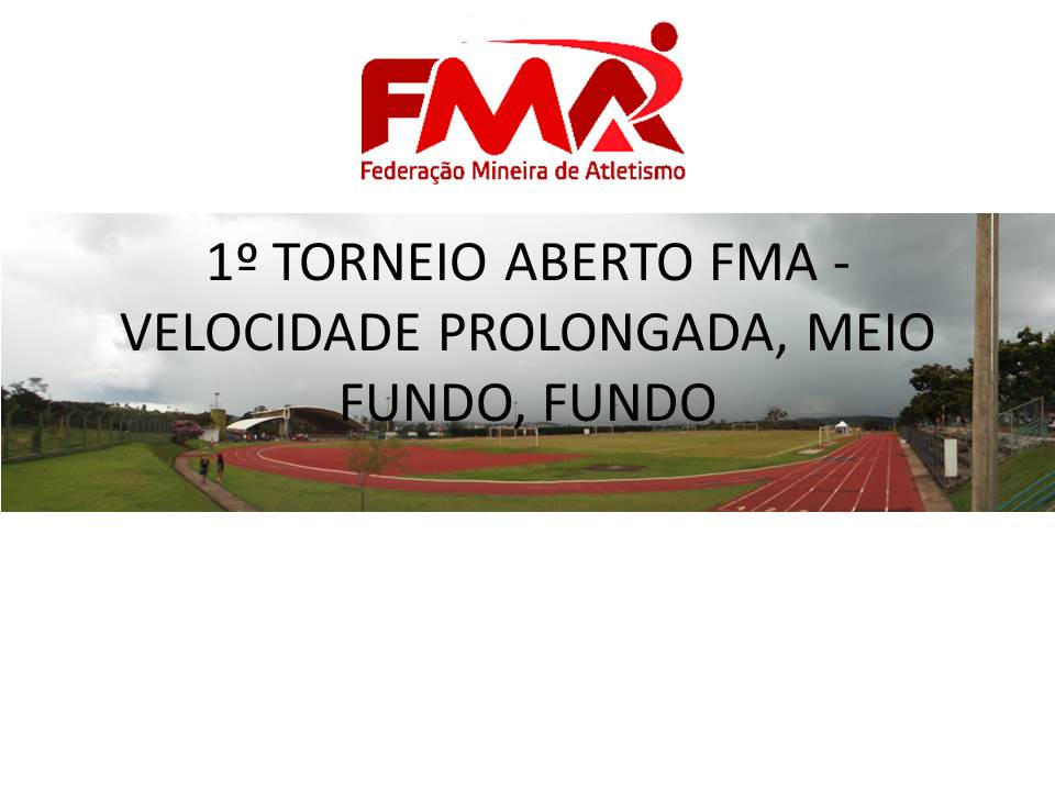 1º TORNEIO ABERTO FMA - VELOCIDADE PROLONGADA, MEIO FUNDO, FUNDO